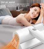 Portable Dust Suction Mites Remover Handheld Wireless Vacuum Cleaner Rechargeable Dust Remover Brush