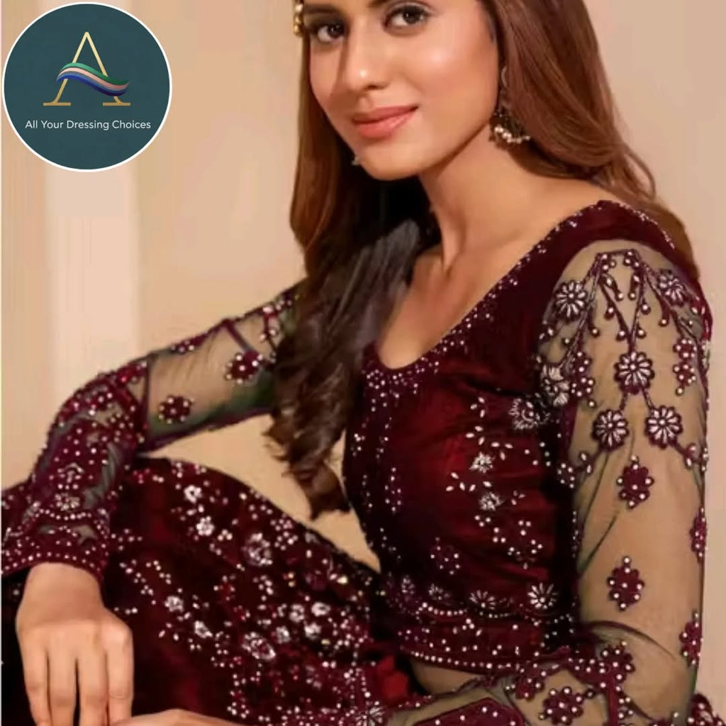 New Embroderied Semi Stiched lehenga Choli