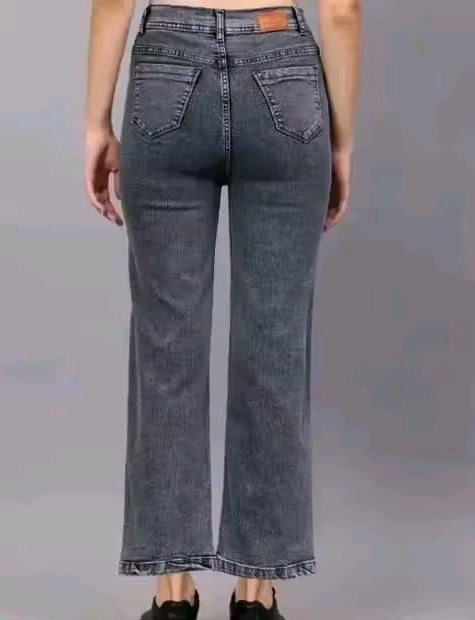 Straight Fit Loose Jeans