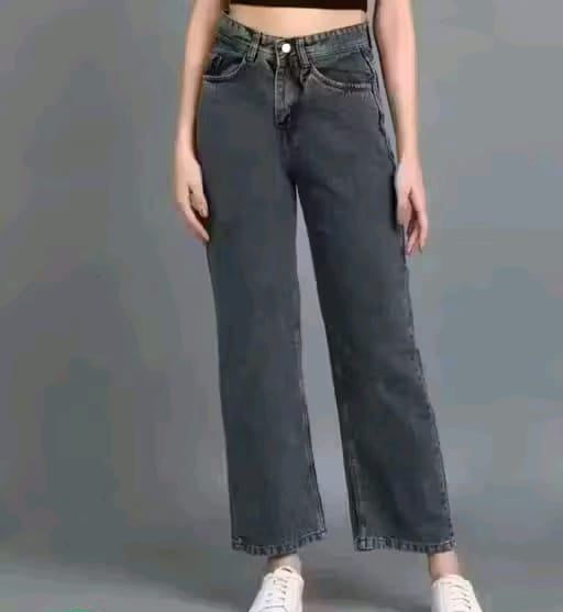 Straight Fit Loose Jeans